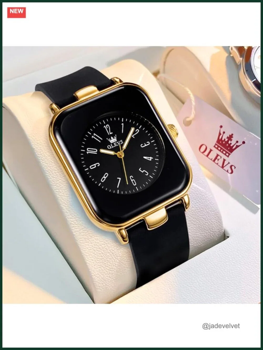 Womens Analog Quartz Watch Silicone Strap Luminous Waterproof Easy Read